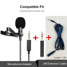 Carica l&#39;immagine nel visualizzatore di Gallery, 1.5m Mini Portable Clip-on Mic
