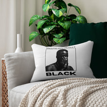 Load image into Gallery viewer, Unapologetically Black Lumbar Pillow
