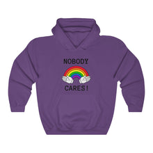 Carica l&#39;immagine nel visualizzatore di Gallery, Nobody Cares Hooded Sweatshirt
