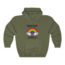 Load image into Gallery viewer, Nobody Cares Hooded Sweatshirt
