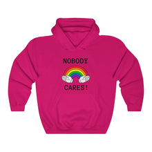 Load image into Gallery viewer, Nobody Cares Hooded Sweatshirt
