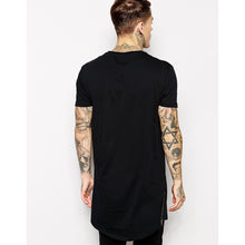 Cargar imagen en el visor de la galería, Men&#39;s Long T-Shirt w Zippers
