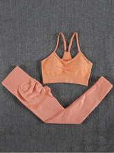 画像をギャラリービューアに読み込む, Two Piece Set Women Seamless Gym Sportswear
