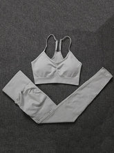 Carica l&#39;immagine nel visualizzatore di Gallery, Two Piece Set Women Seamless Gym Sportswear
