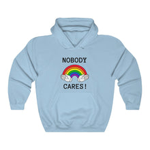 Carica l&#39;immagine nel visualizzatore di Gallery, Nobody Cares Hooded Sweatshirt
