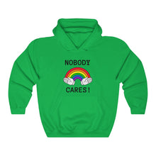 Load image into Gallery viewer, Nobody Cares Hooded Sweatshirt
